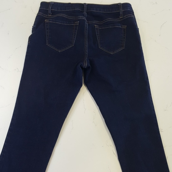2x20 Liz Lange maternity  dark blue denim leggings - Picture 6 of 6